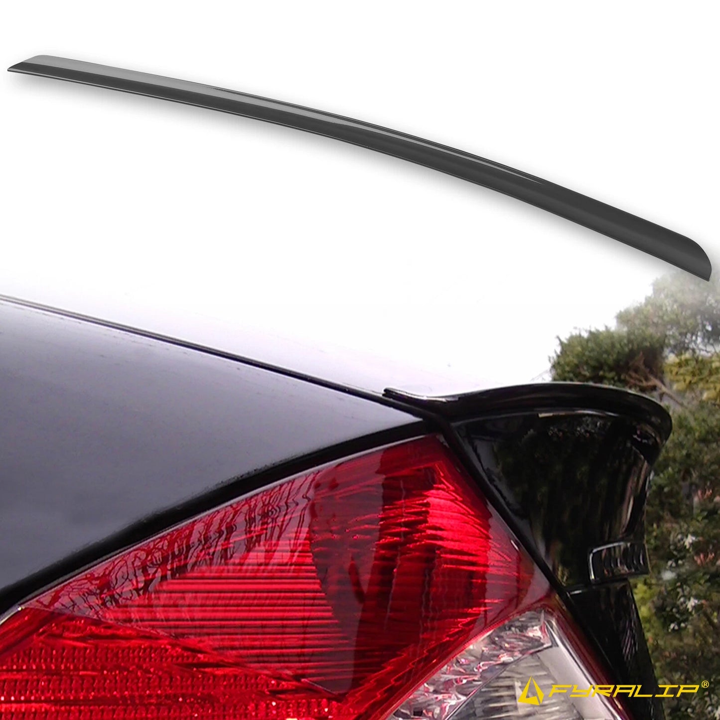Gray Boot Lip Spoiler for Mercedes-Benz CLS W219 (2005-2010)