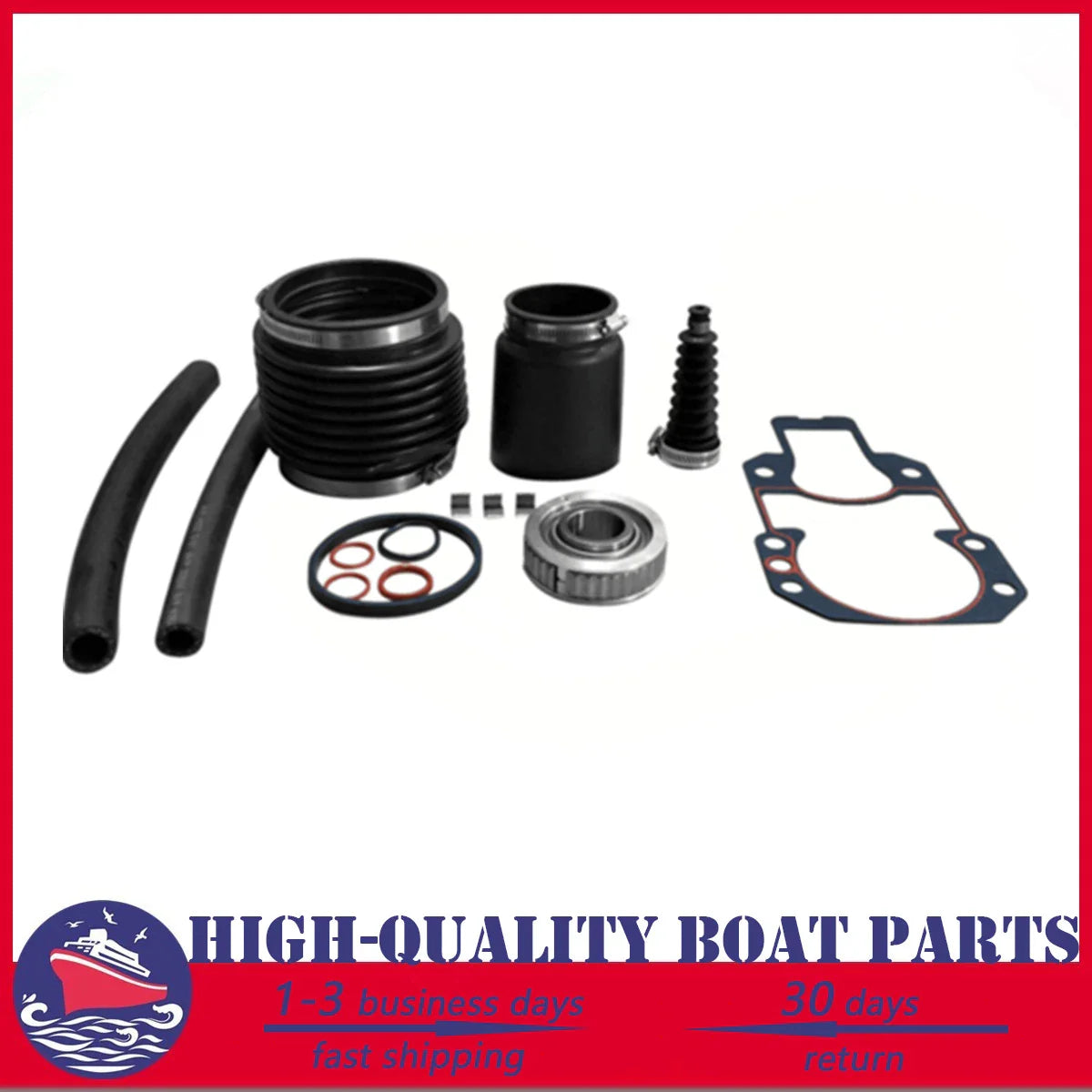 Transom Seal Bellow Hose Kit for Mercruiser R MR Alpha 1 Gen 2