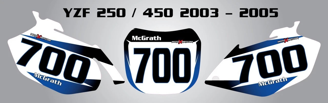 Custom Graphics for Yamaha YZF 250 450 (2003-2005)