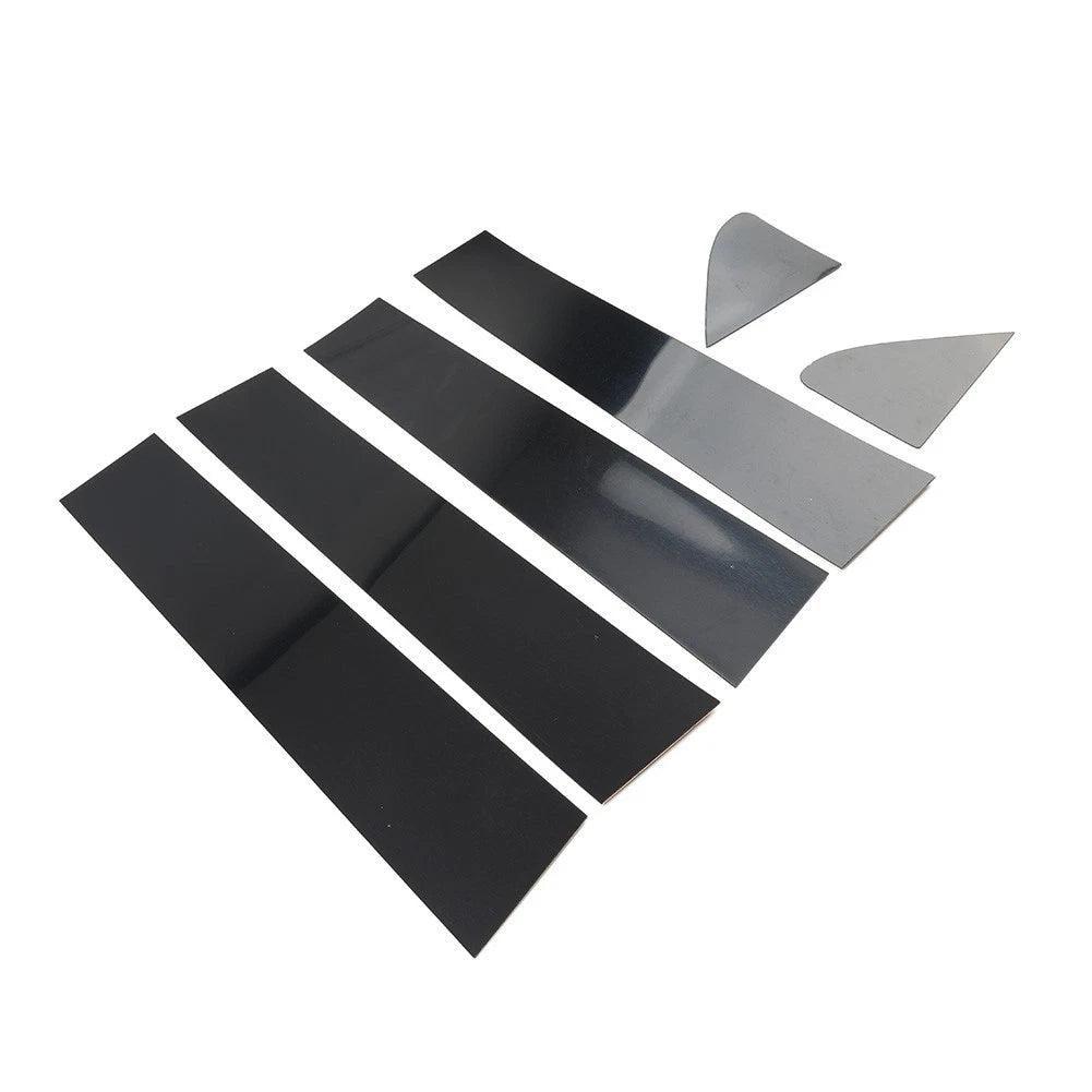 Black Window Pillar Post Door Trim for Chevrolet Silverado GMC Sierra 1500