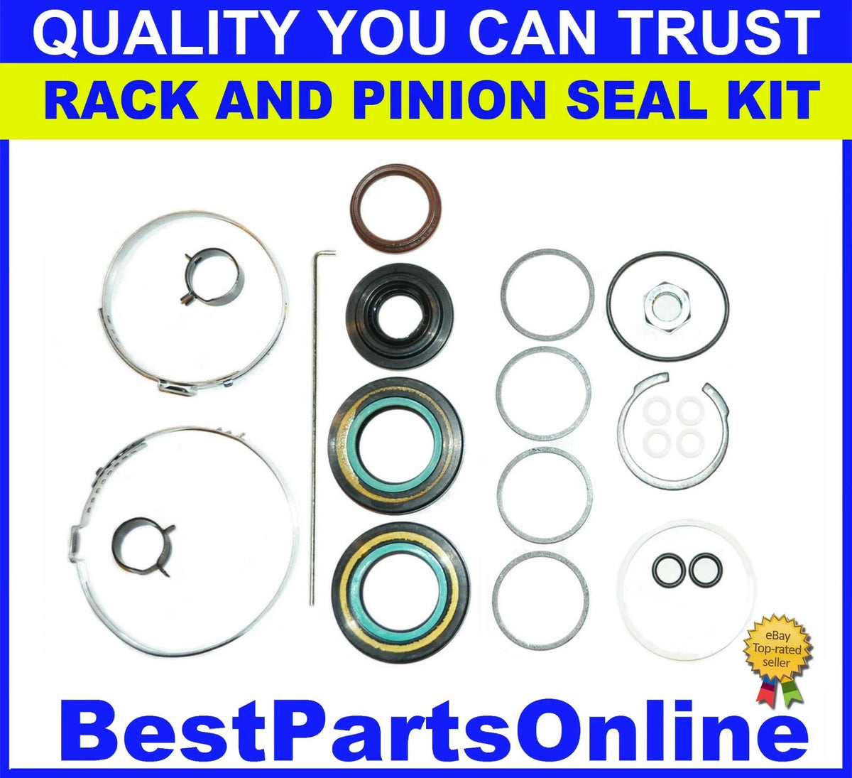 Power Steering Rack and Pinion Seal Kit All for Mazda MX-6 (1993–1997)