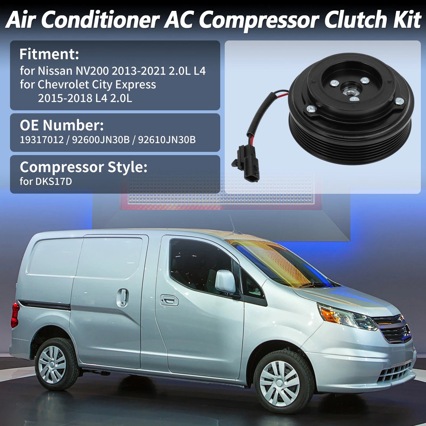 AC Compressor Clutch Kit for Nissan NV200 (2013-2021)