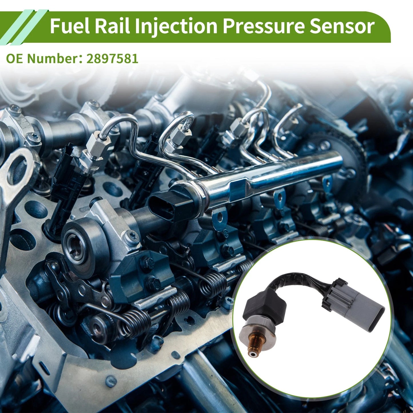 Fuel Injection Pressure Sensor for Volvo VNL (2014) 1 Pc