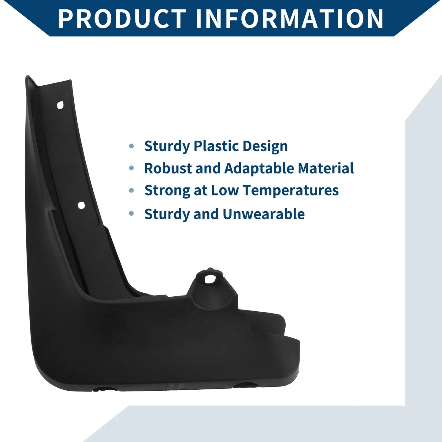 Mud Flaps Splash Guards 1 Set for BMW X6 G06 (2018-2019)