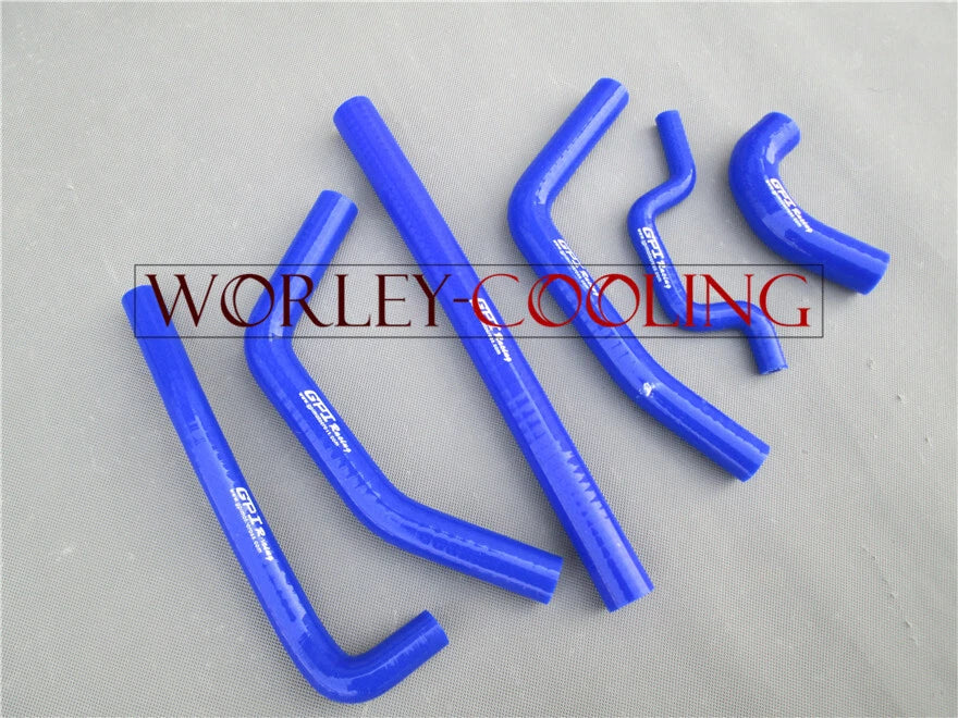 Hose & Aluminum Radiator for Kawasaki KXF250 KX250F (2009-2010) BLUE