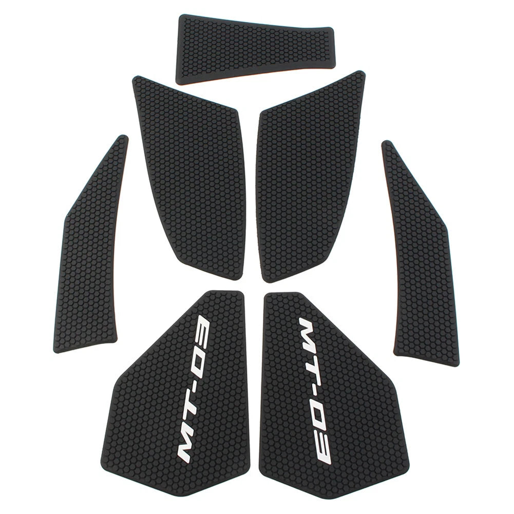 Rubber Grips Tank Side Knee Pads for Yamaha MT-03 (2021 - Present)
