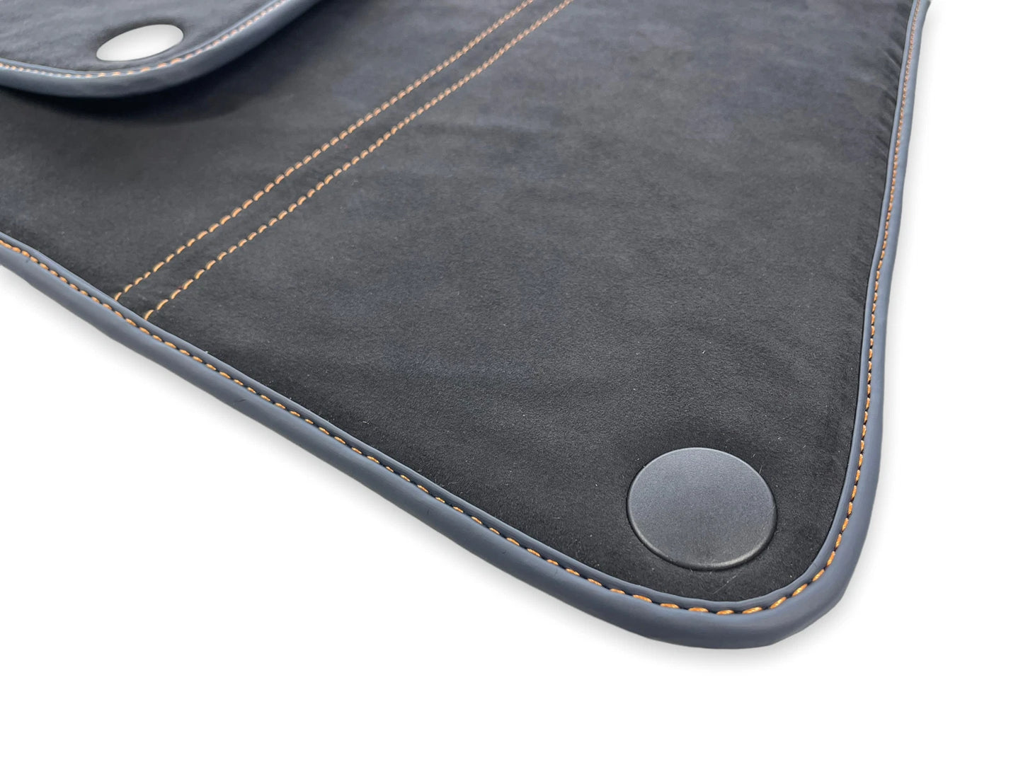 Alcantara Black Floor Mats for McLaren 720S (2017-2023) - Tailored Carpets