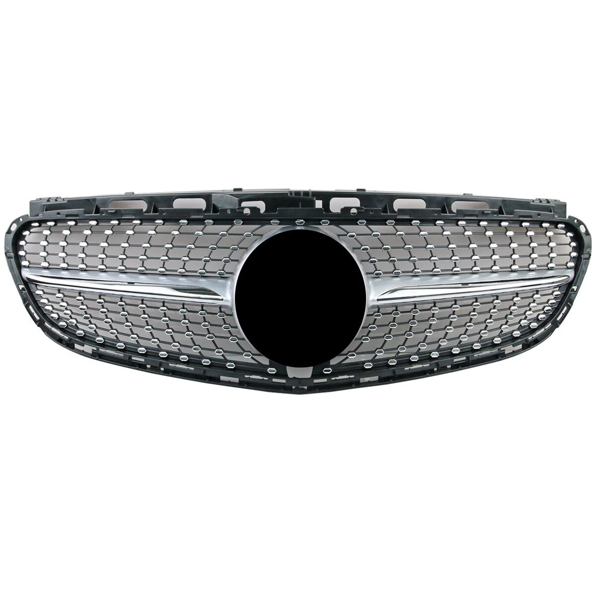 Silver Diamond Grille for Mercedes Benz W212 E-Class E180 E200 E300 (2013-2016)