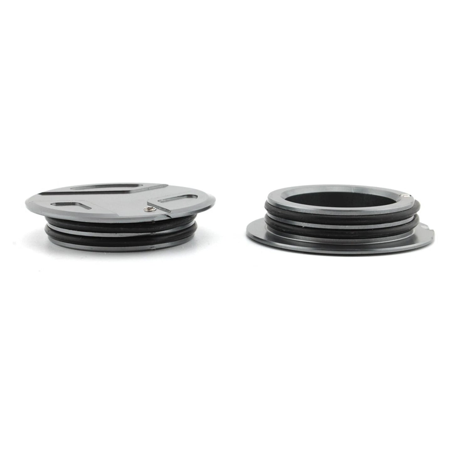 2 x Frame Hole Cap Plug Covers for BMW R1250GS ADV (2018-2021) Titanium