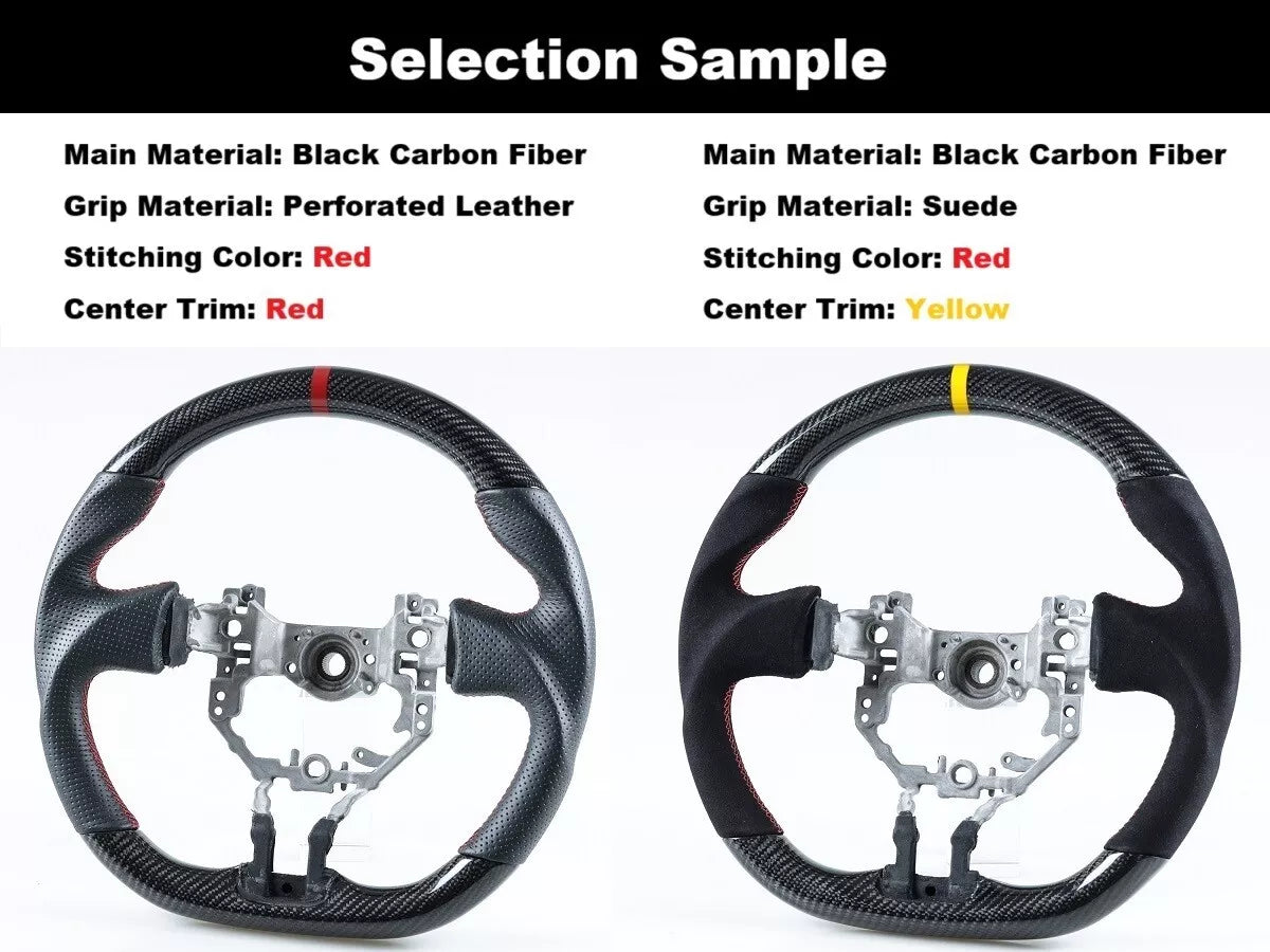 Black Carbon Steering Wheel for BMW F10 F11 F07 F12 F13 F06 F01 F02 M5 M6 (2010-2017)