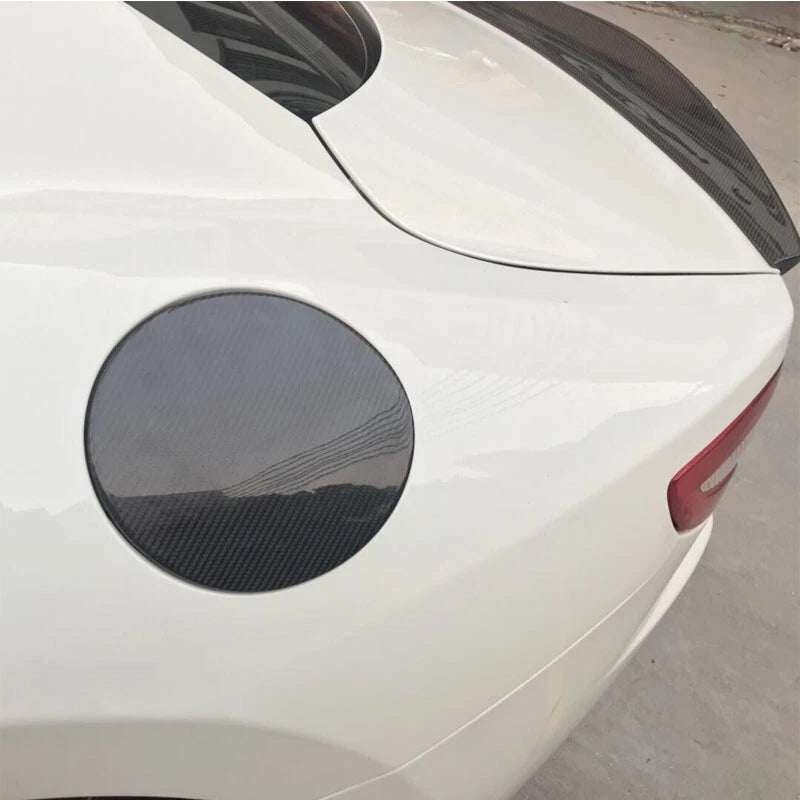 Real Carbon Fiber Fuel Cap Oil Tank Cover Trim for Maserati GranTurismo GT