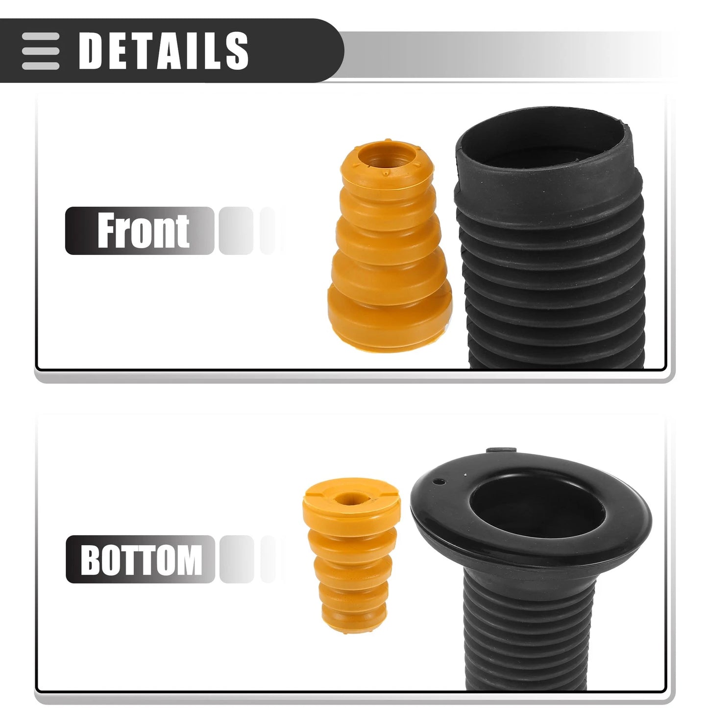 Front Suspension Bump Stop Shock Absorber Boots for MITSUBISHI
