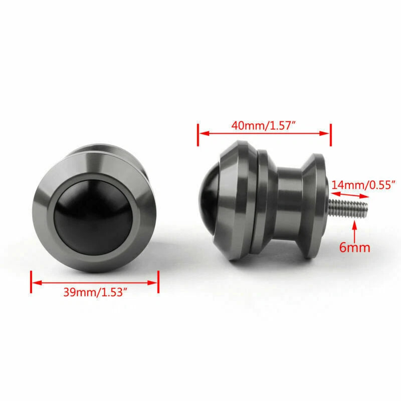 6mm Vibration Damper Swing Arm Spool for Yamaha MT01 MT09 YZF-R3 R1 (2001-2023)