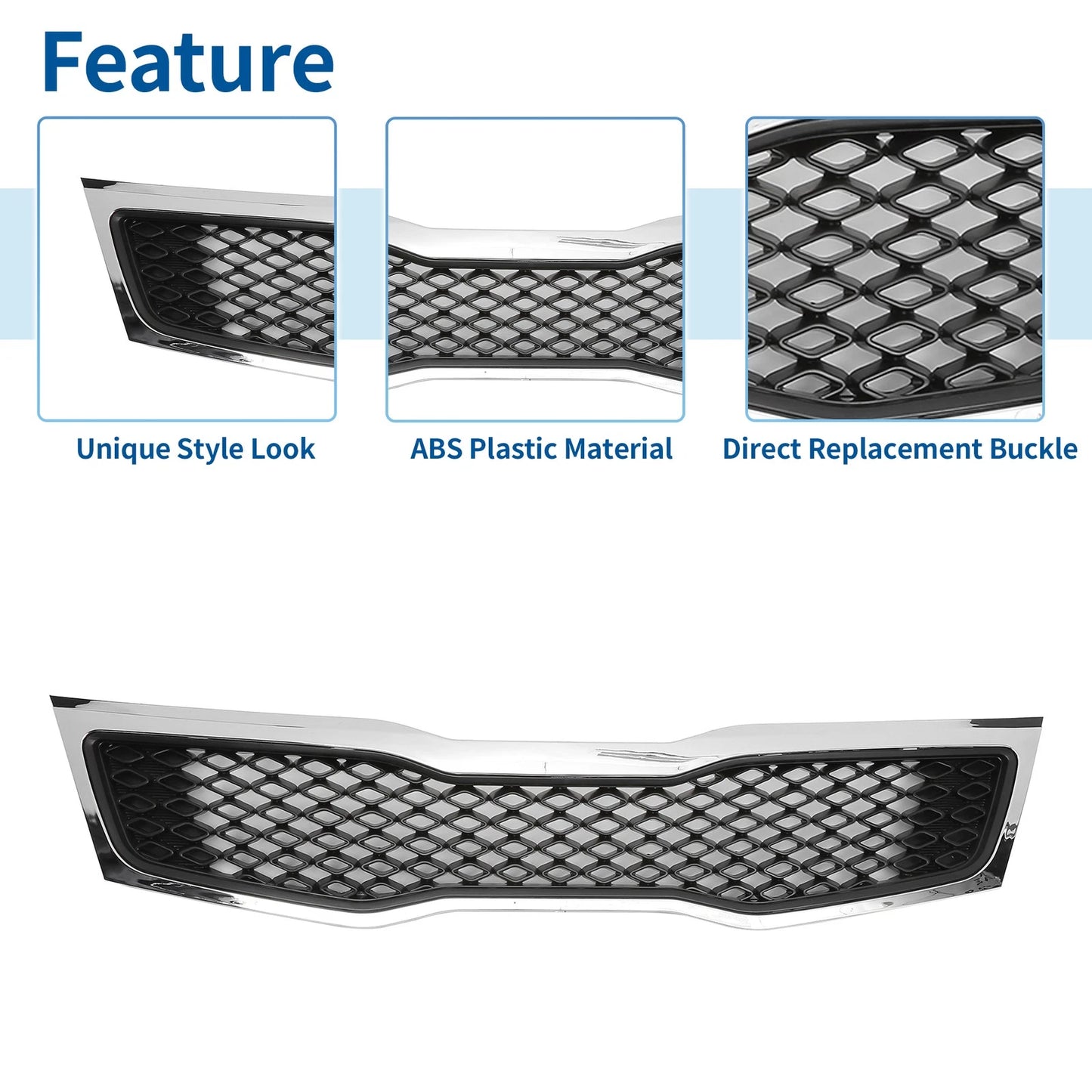 Front Upper Bumper Grille for Kia Optima (2011)