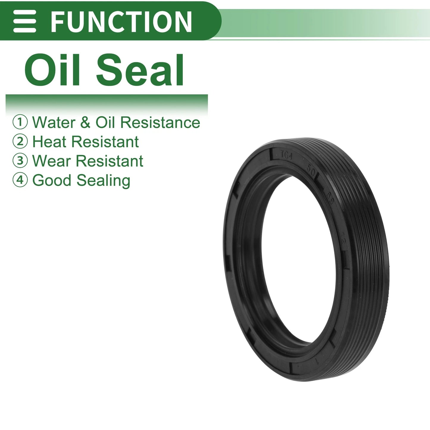 Oil Seal 50x68x12mm Seal Ring Rotary Shaft Seal NBR Rubber