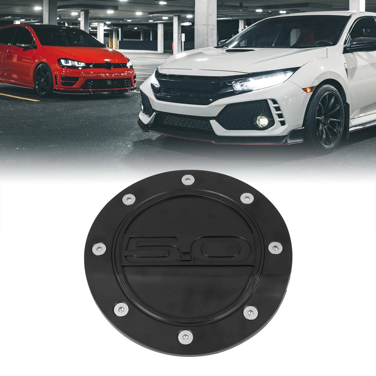 Gas Filler Cap Cover for Ford Mustang (2015-2019)