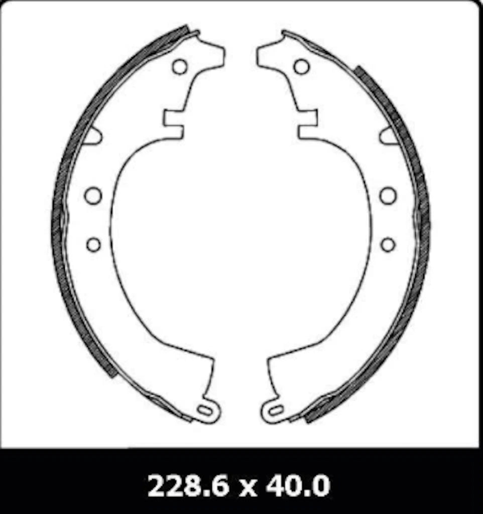 Rear Brake Shoe Drum Overhaul for Toyota Celica TA22 TA23