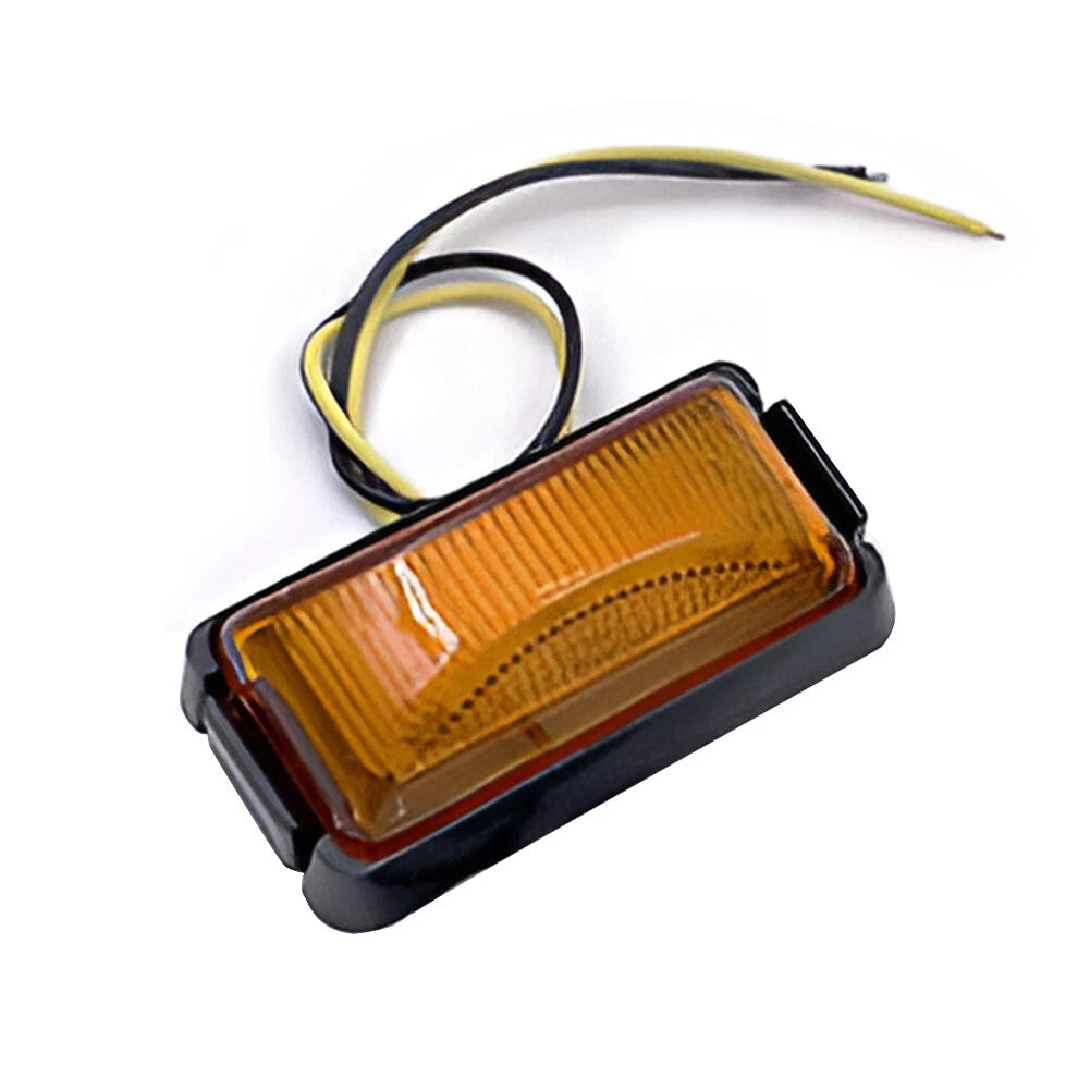 6 x 6-LED Amber Side Marker Lights for Car Truck RV