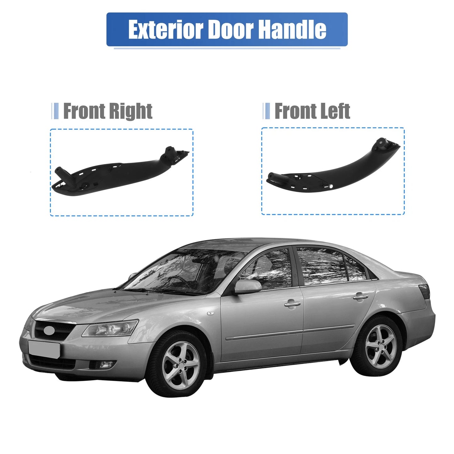 Front Left Right Interior Door Handle Pull for BMW 320i (2013-2018)