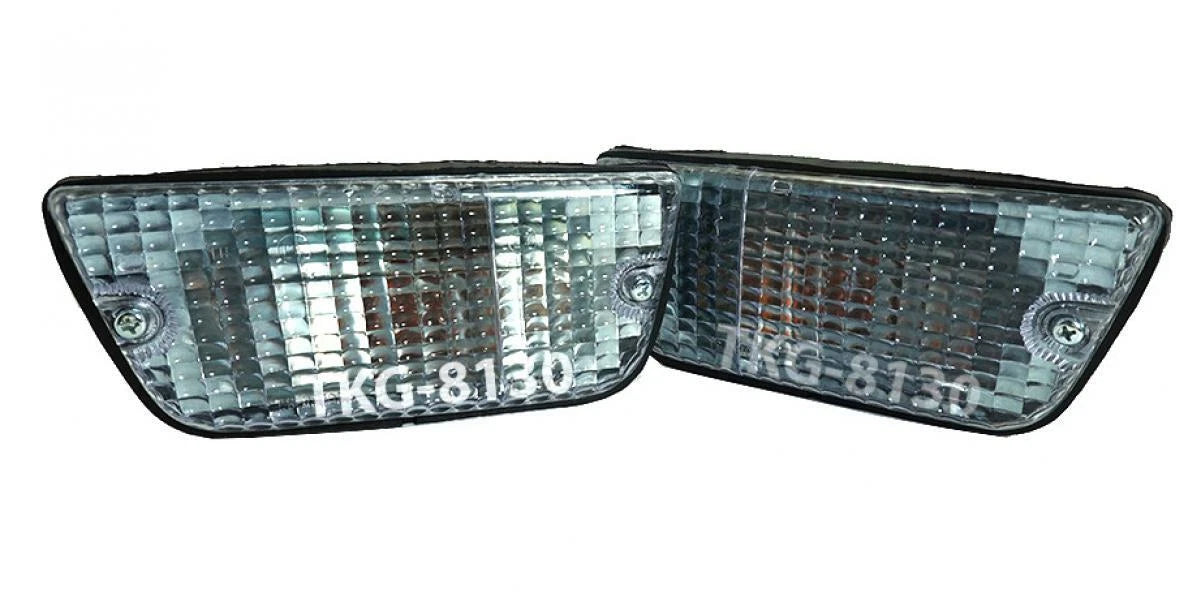 Clear Front Bumper Indicators Light for Nissan Datsun 620 (1972-1979)