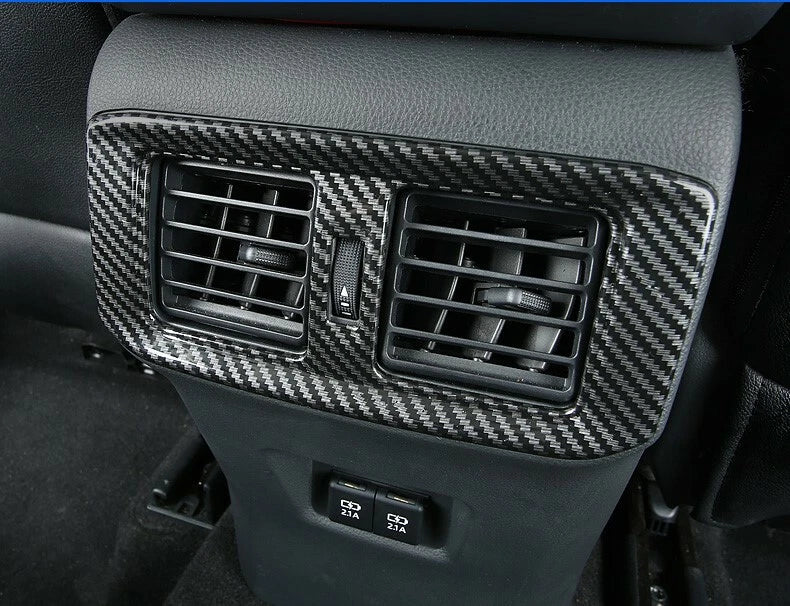 Rear Carbon Fiber Air Vent Outlet Cover for 2019-2023 Toyota RAV4