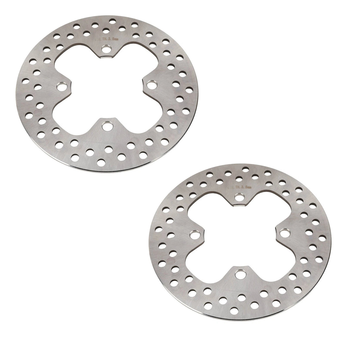 2x Front Disc Brake Rotors for Honda Rancher 420 2x4 & 4x4 (2014–2025)
