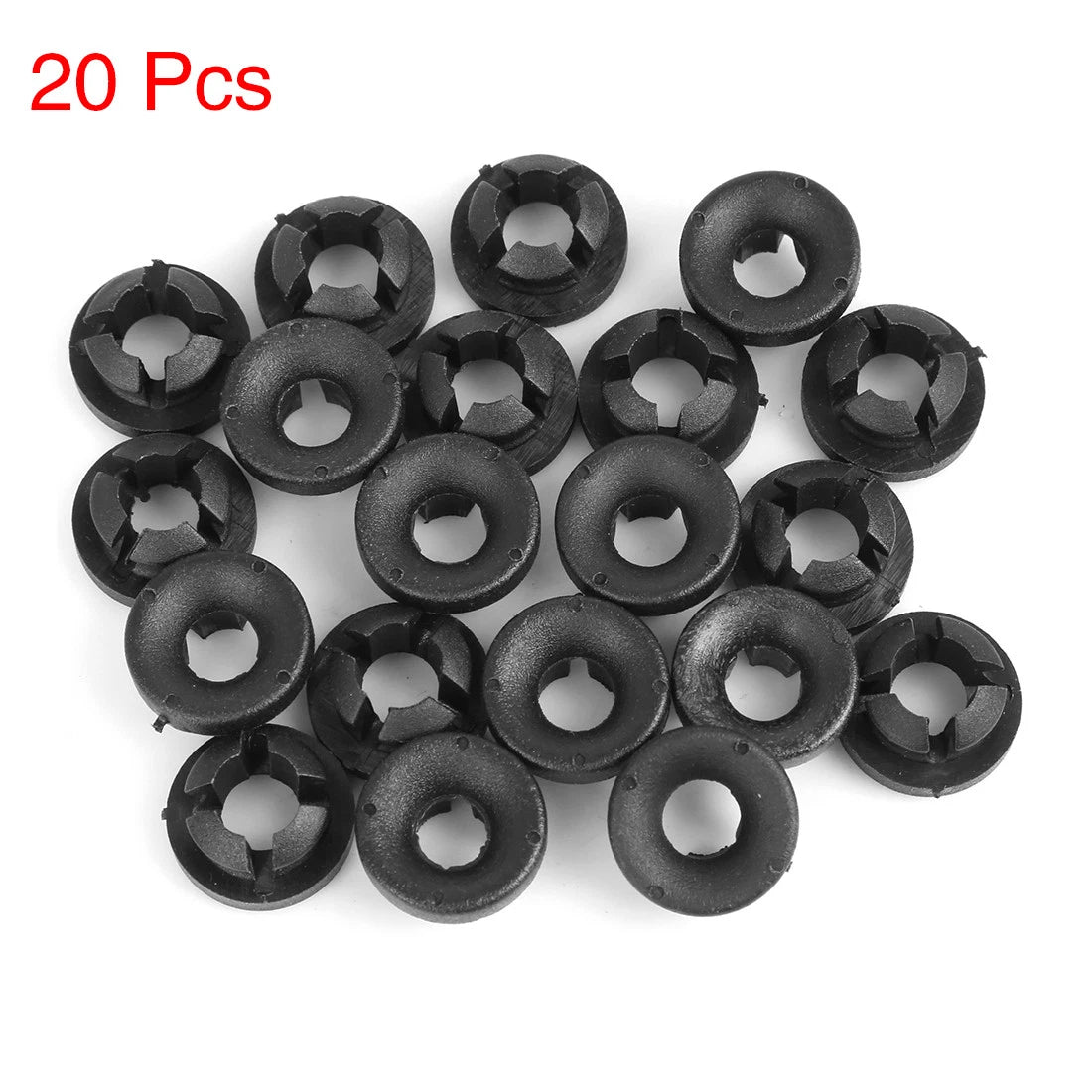 20 x Car Nylon Black Hood Prop Rod Grommet Clips for Honda Accord (2003-2007)