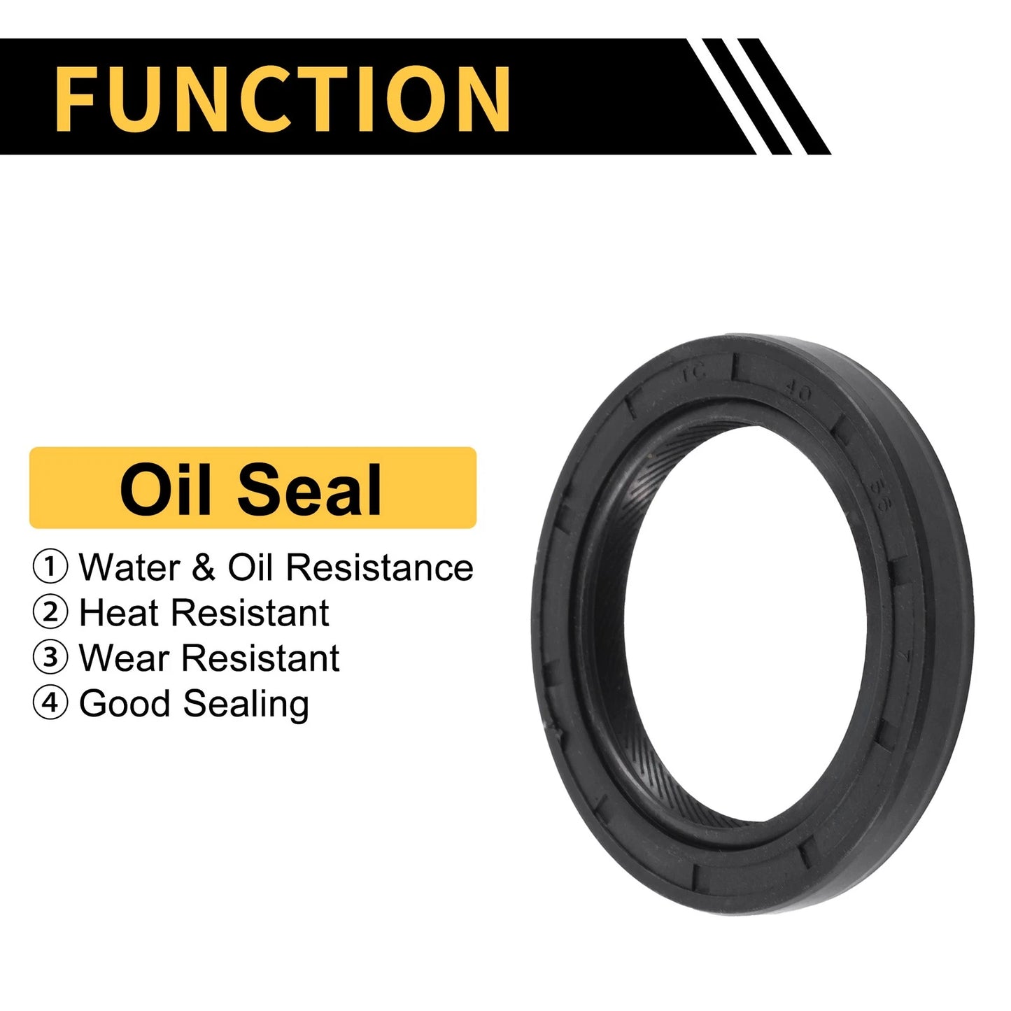 Oil Seal / 40x56x7mm / Seal Ring Rotary Shaft Seal NBR Rubber for Auto