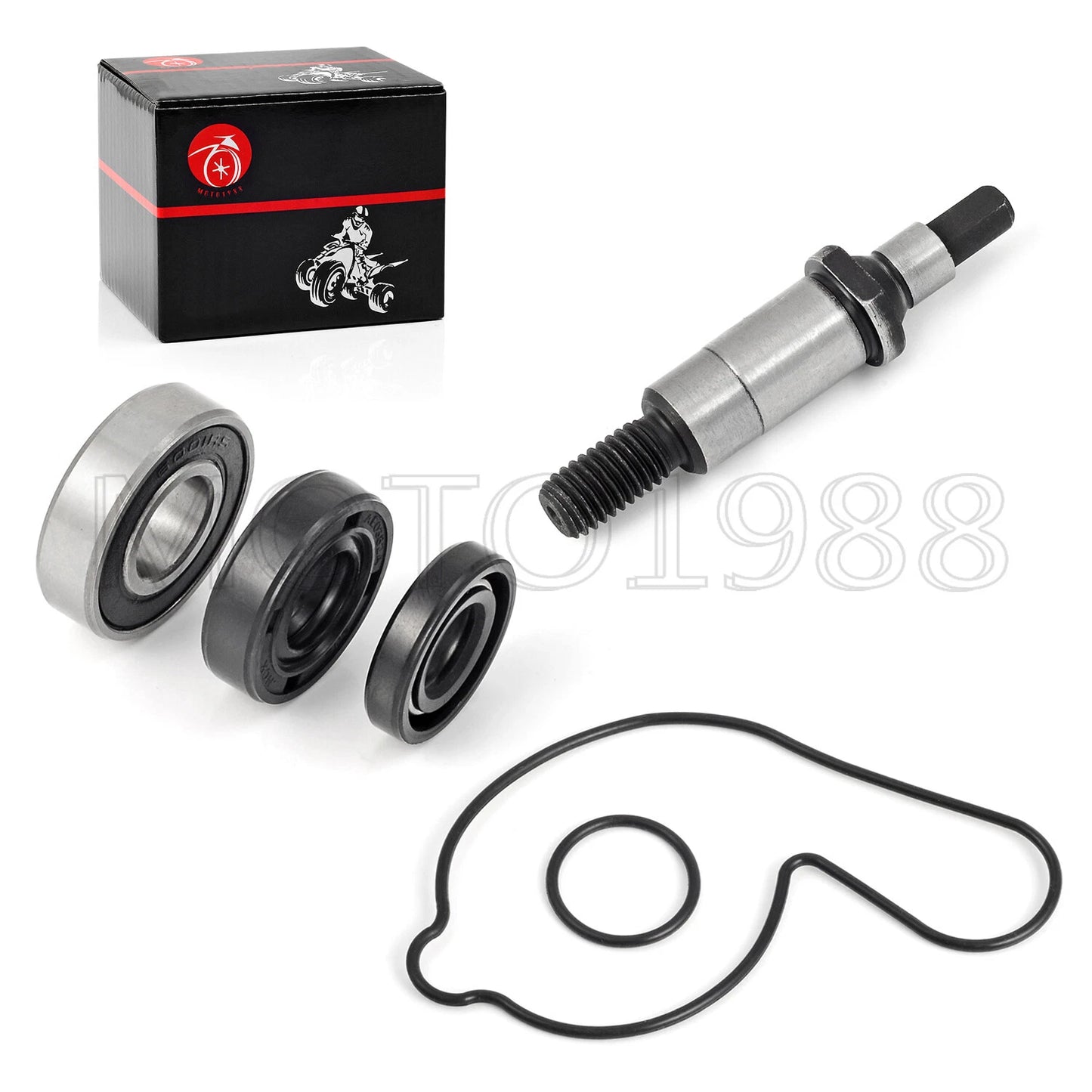 Water Pump Shaft Bearing Seals Repair Kit for Yamaha YFZ450 (2004–2013)