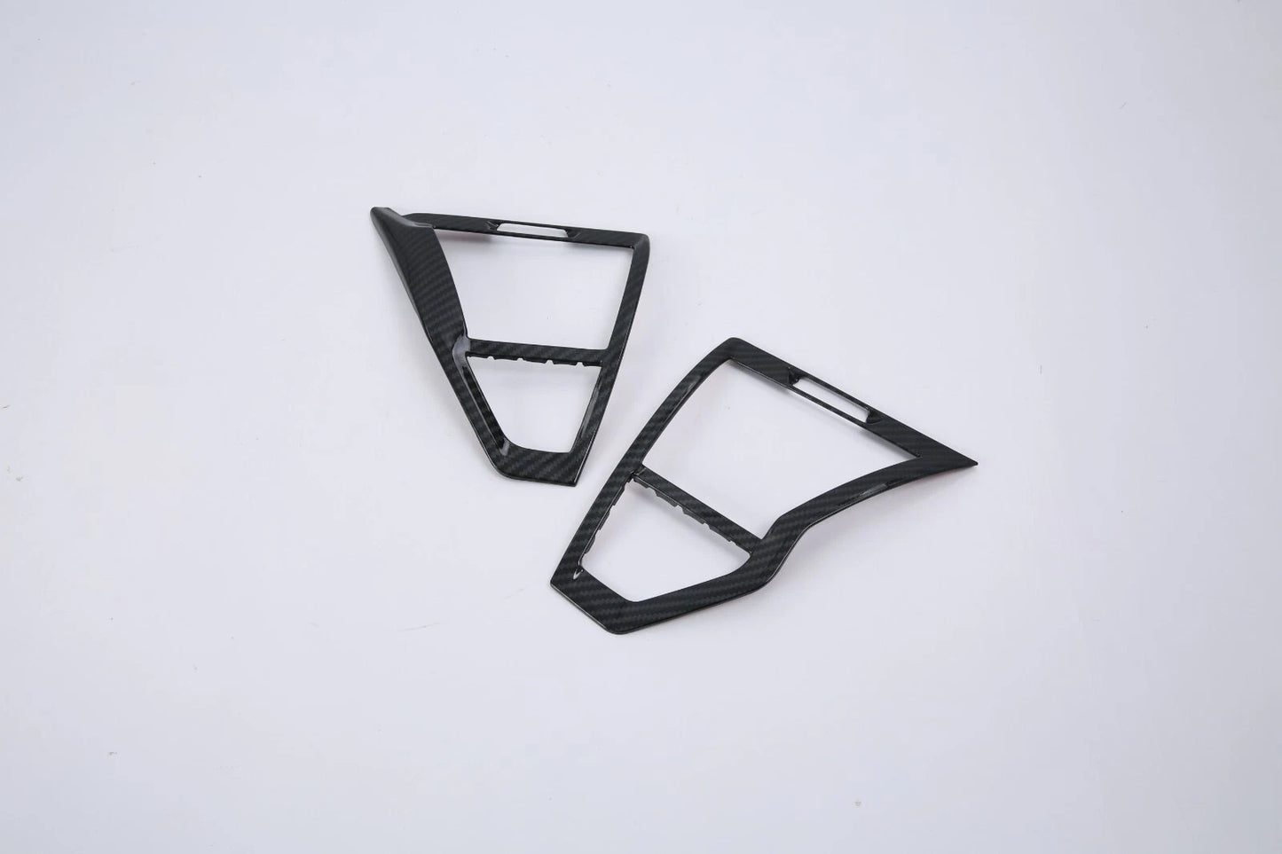 Carbon Fiber Front Side Air Vent Outlet Lid Cover Trim for BMW X3 (2018-2021)