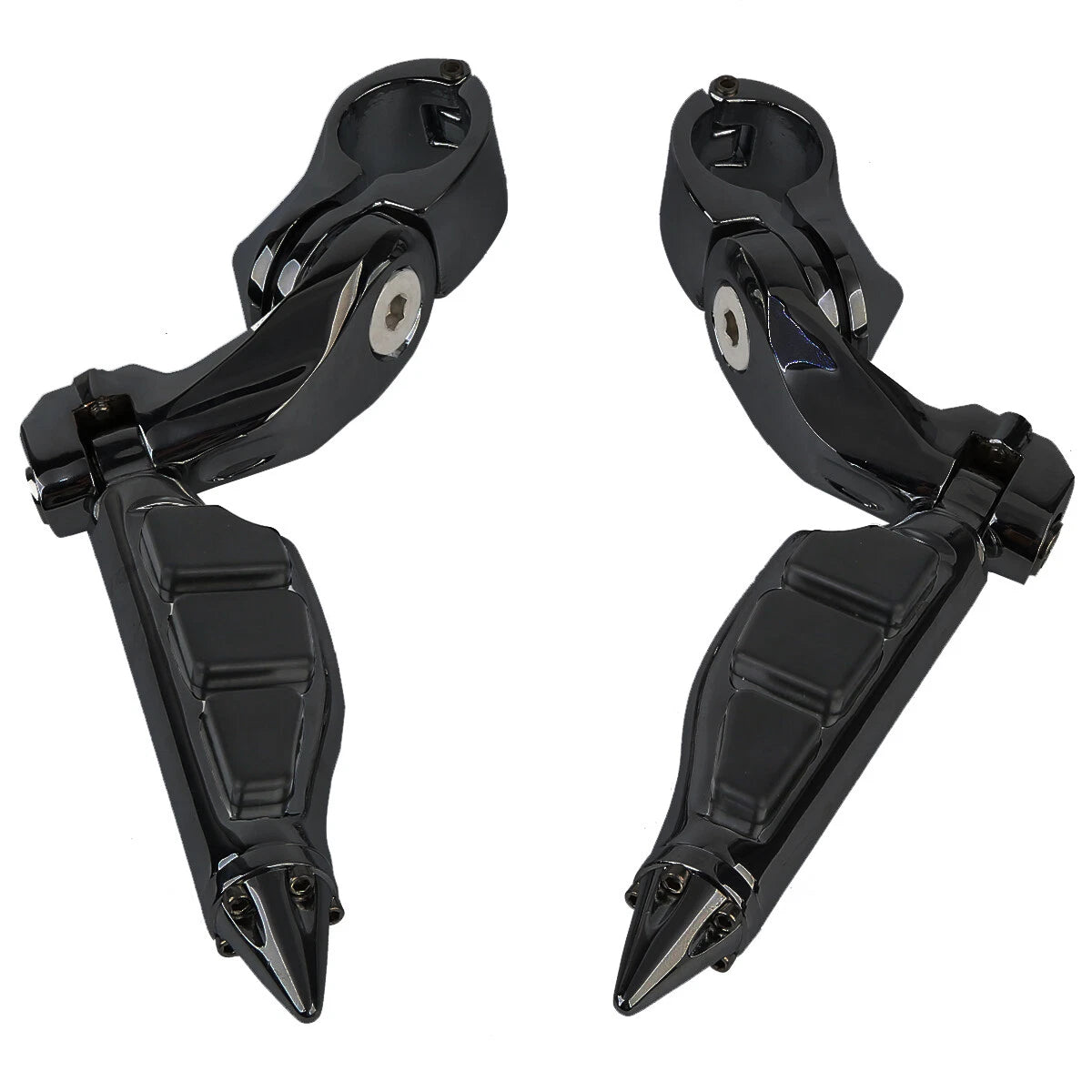 Foot Pegs 1.25'' Highway Bar Mount for Harley Touring Dyna Softail