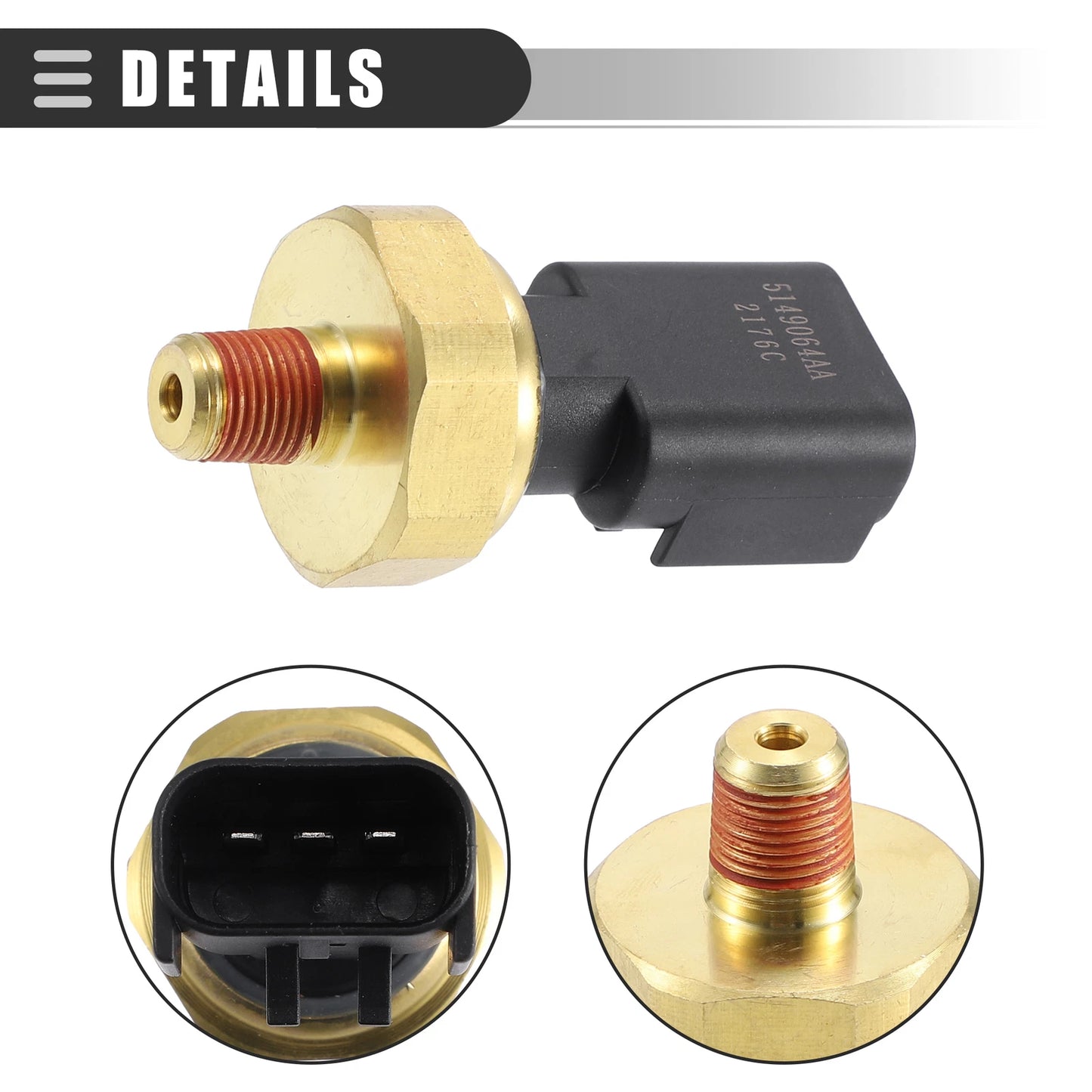 Engine Oil Pressure Sensor for Jeep Grand, Dodge Durango, Ram (2011-2023)