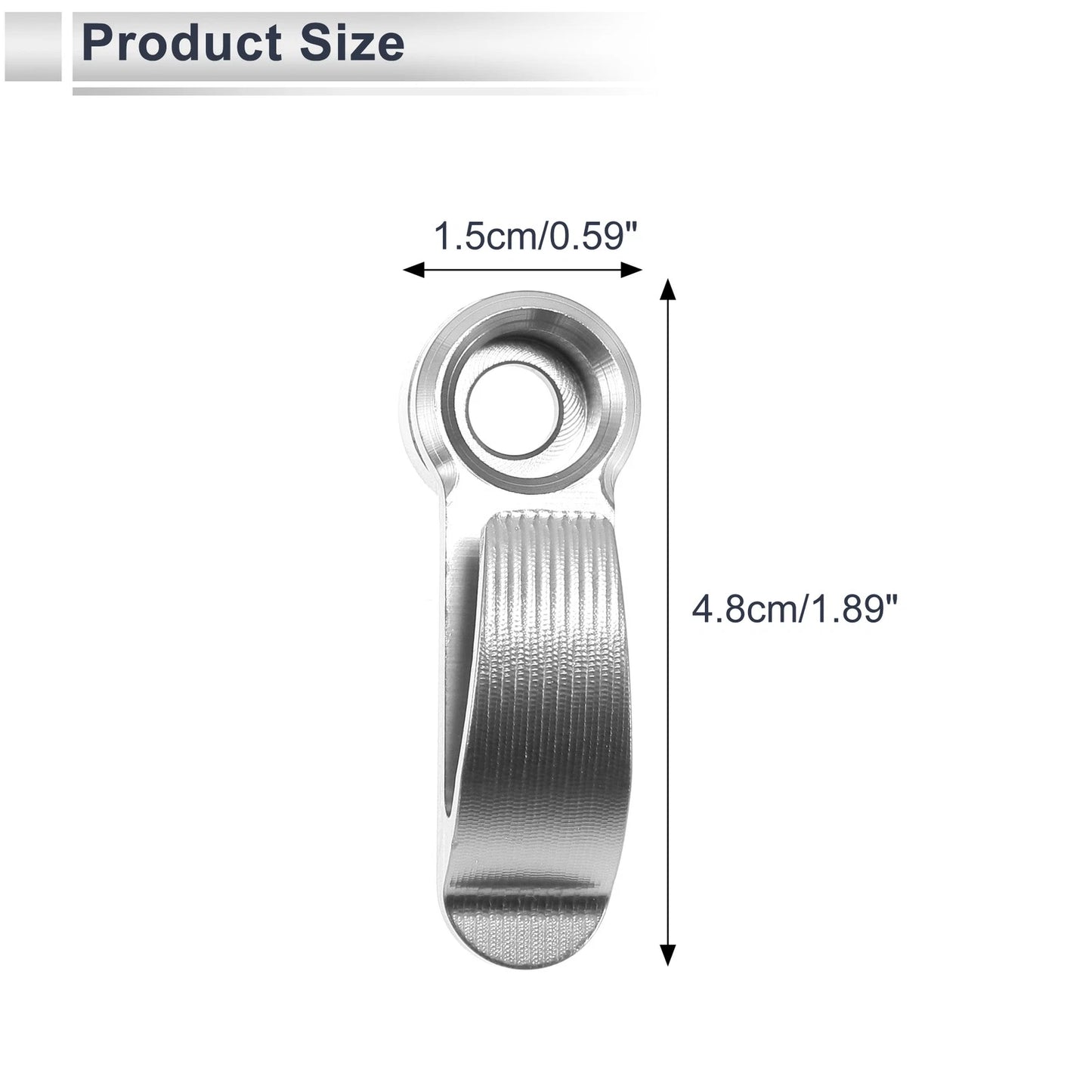 Handlebar Hook Load-Bearing Capacity Silver Tone for Universal Motorcycle