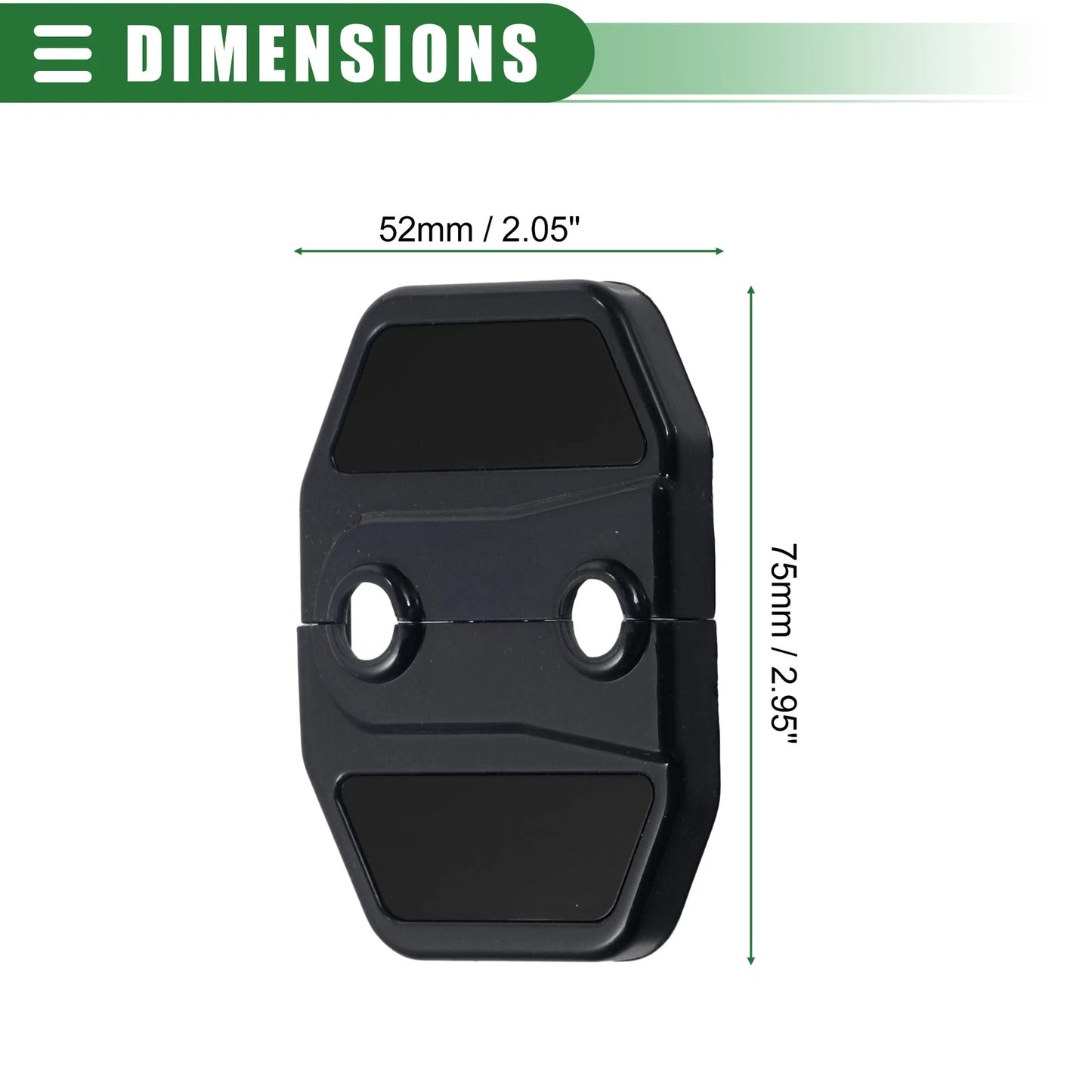 4 x Car Door Latch Lock Covers for BMW 1 Series 2 Series (2011-2020)
