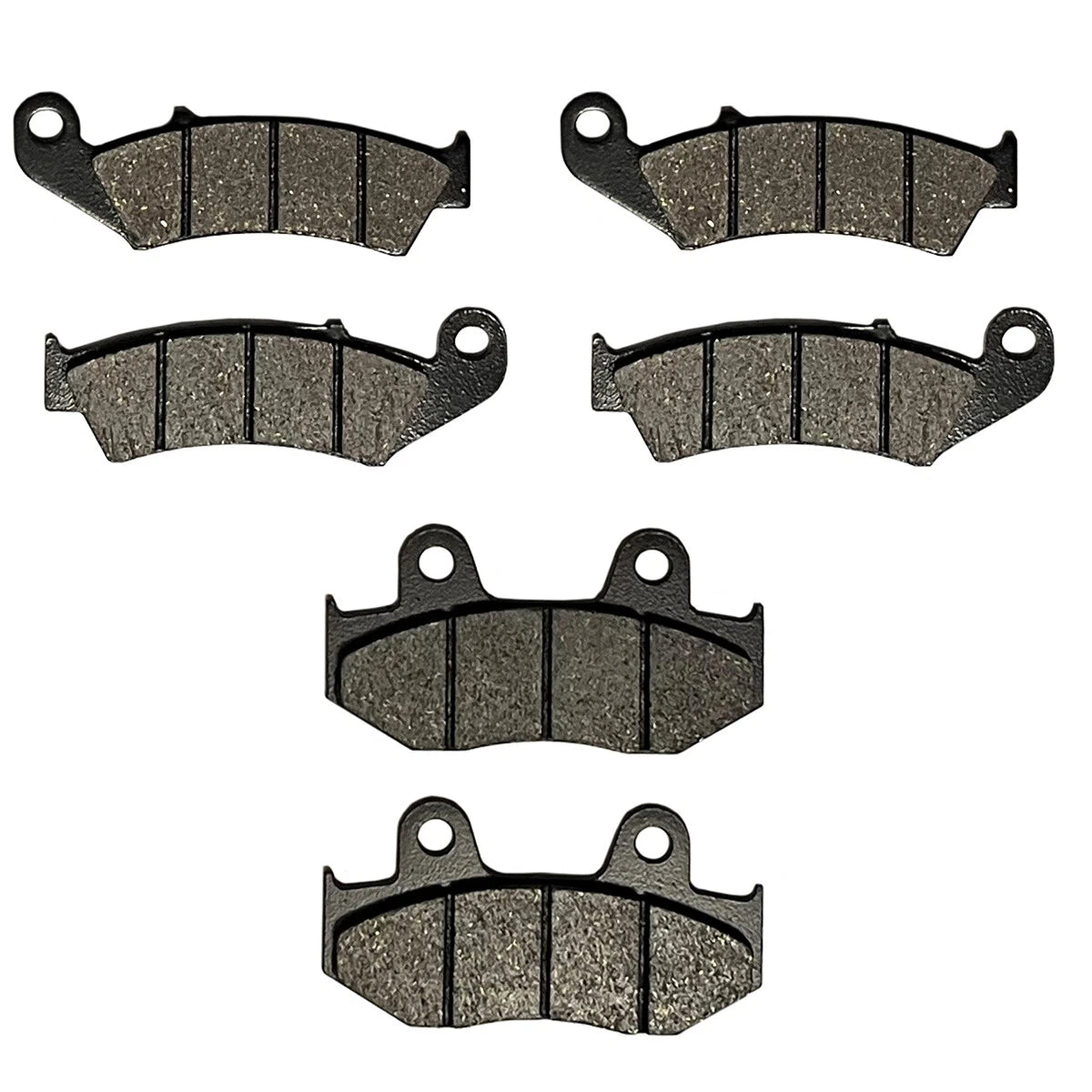 2x Front & Rear Semi-Metallic Brake Pads for Honda Fourtrax 250R TRX250R (1986–1989)