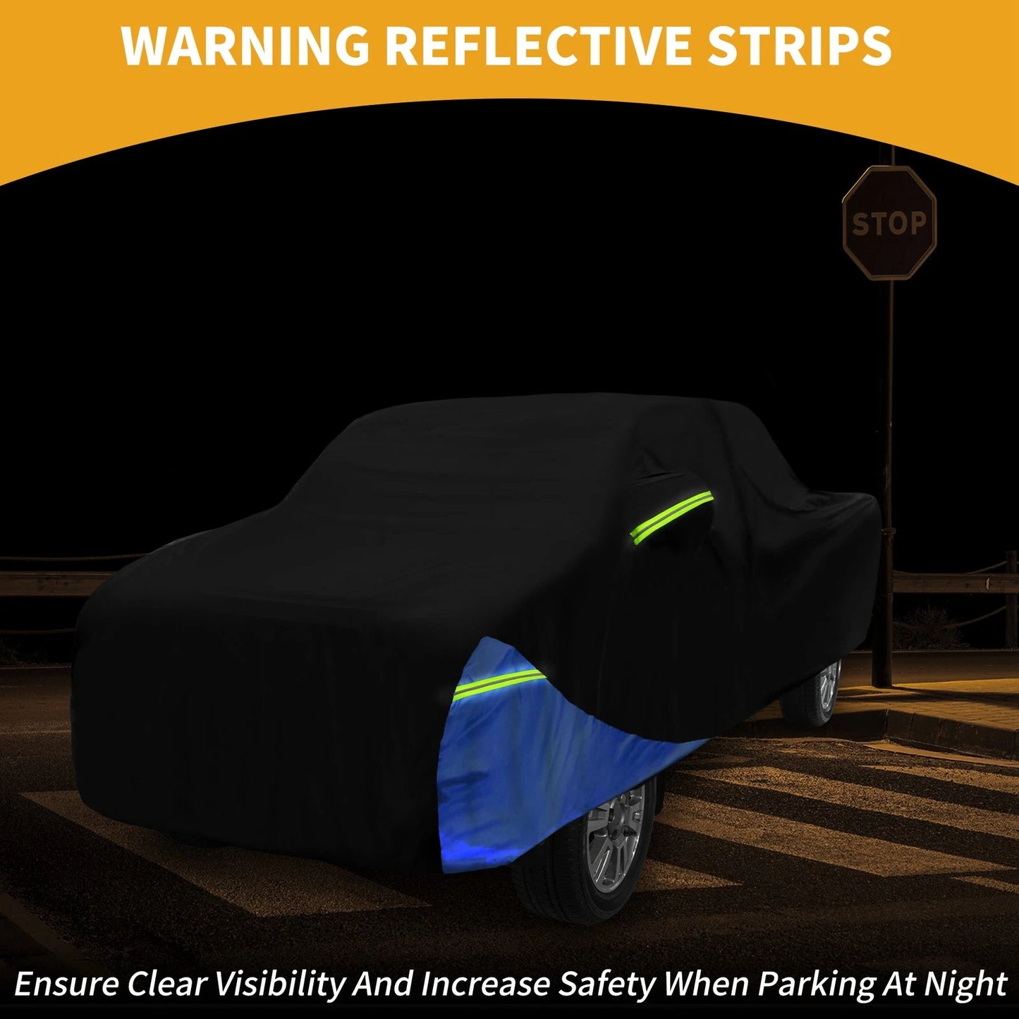 Waterproof Car Cover / Oxford Cloth Black Blue / for Toyota Tacoma