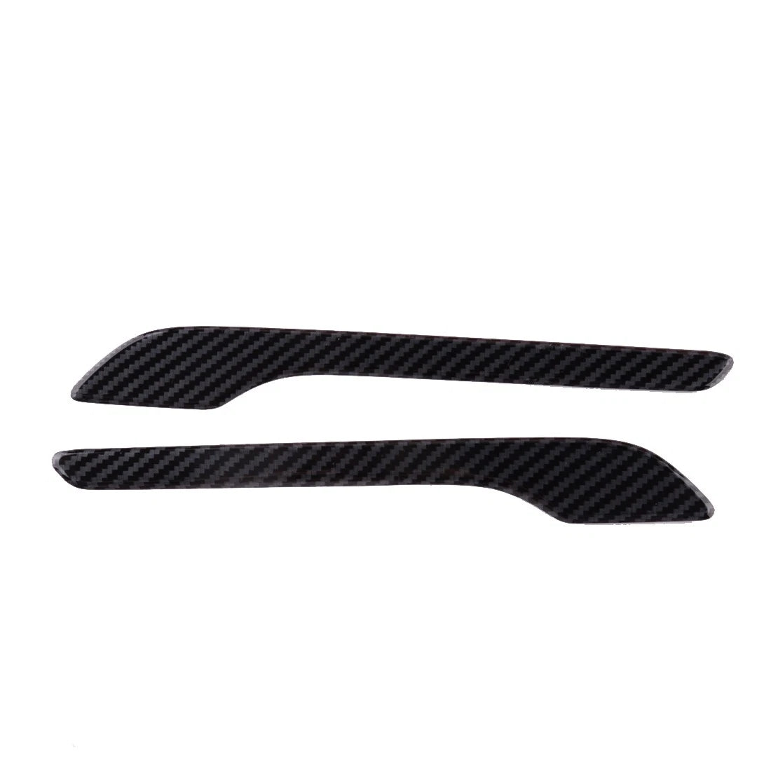 Carbon Fiber Style Side Handle Cover Trim for Tesla Model Y, Model 3 (2020-2023)