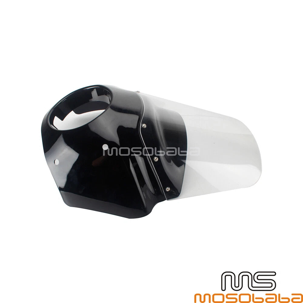 15" Clear Windshield Headlight Fairing for Harley FXBBS FXBB FXDLS (2018-2023)