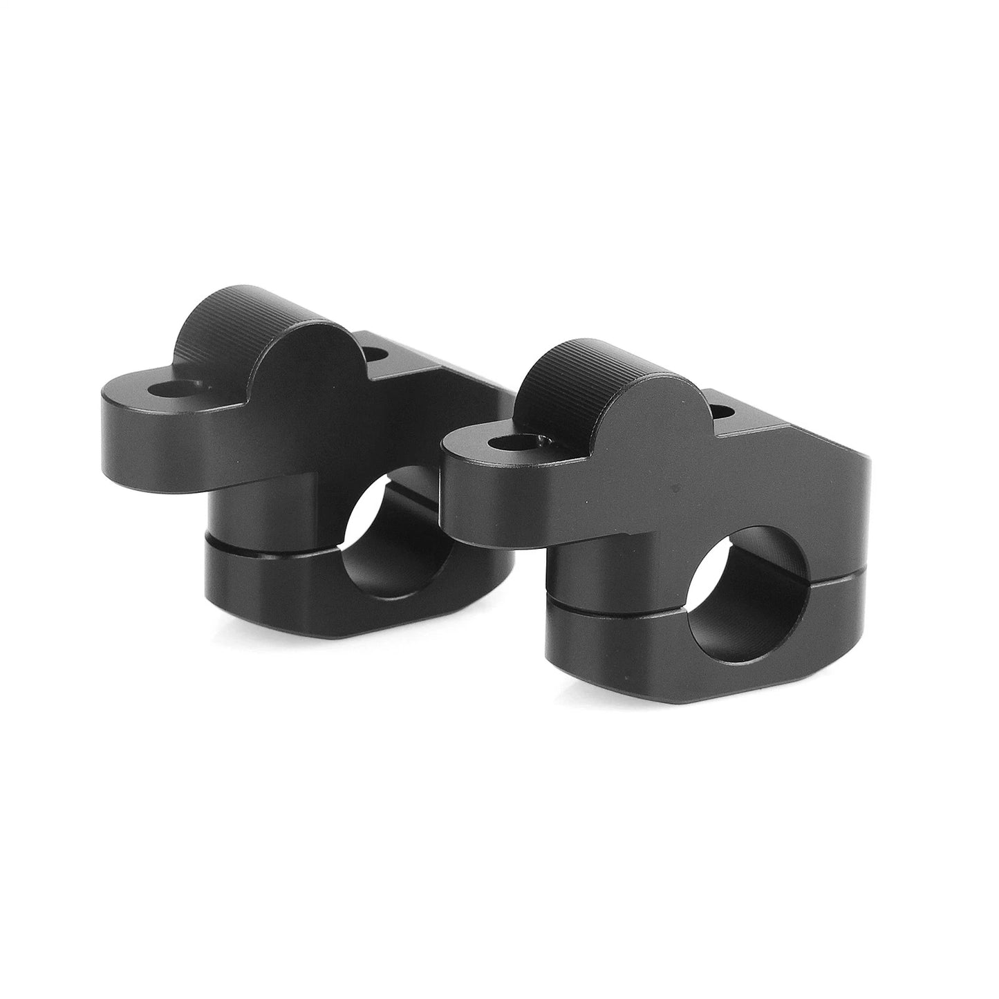 25mm Black Aluminum Handlebar Riser Kit for Harley, Honda, Yamaha, Suzuki