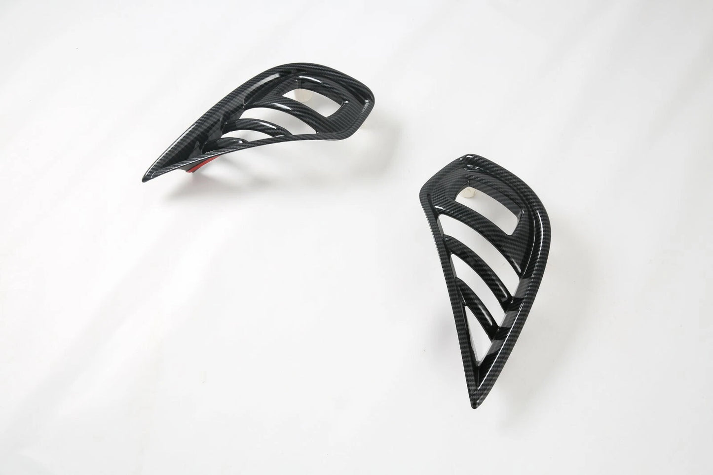 Carbon Fiber Front Fog Light Lamp Covers for Toyota Highlander (2020-2023)