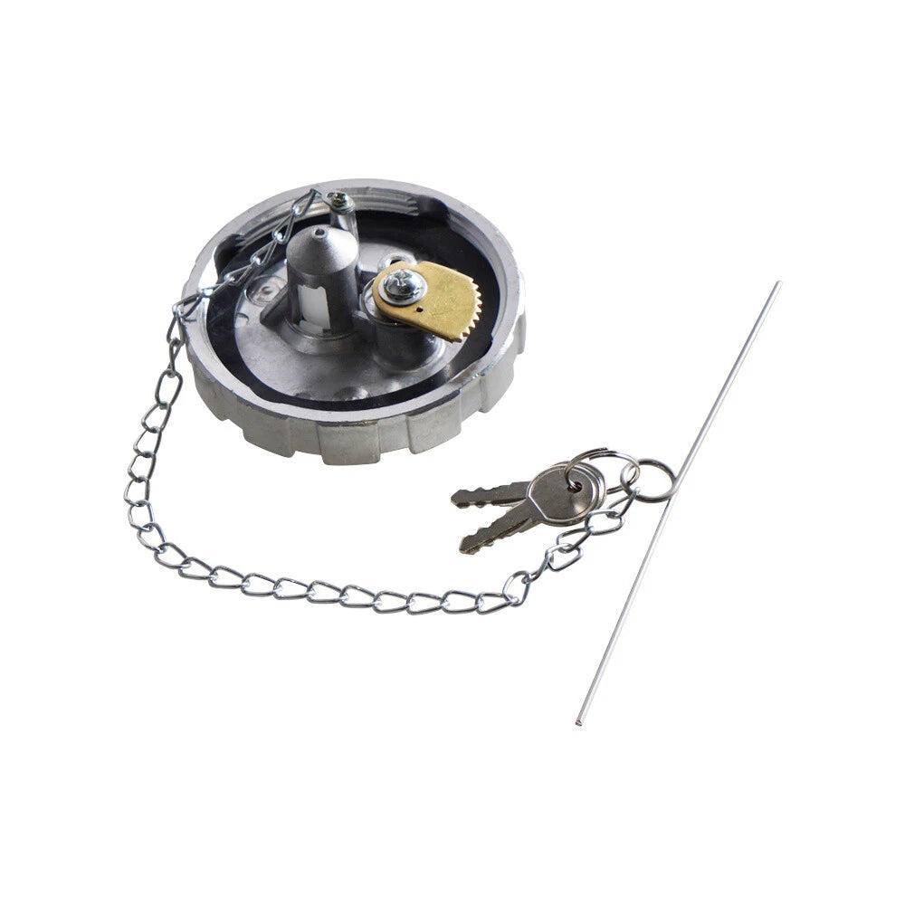 Locking Gas Cap for Truck - 3.5" Course Thread, 2 Keys (AU)