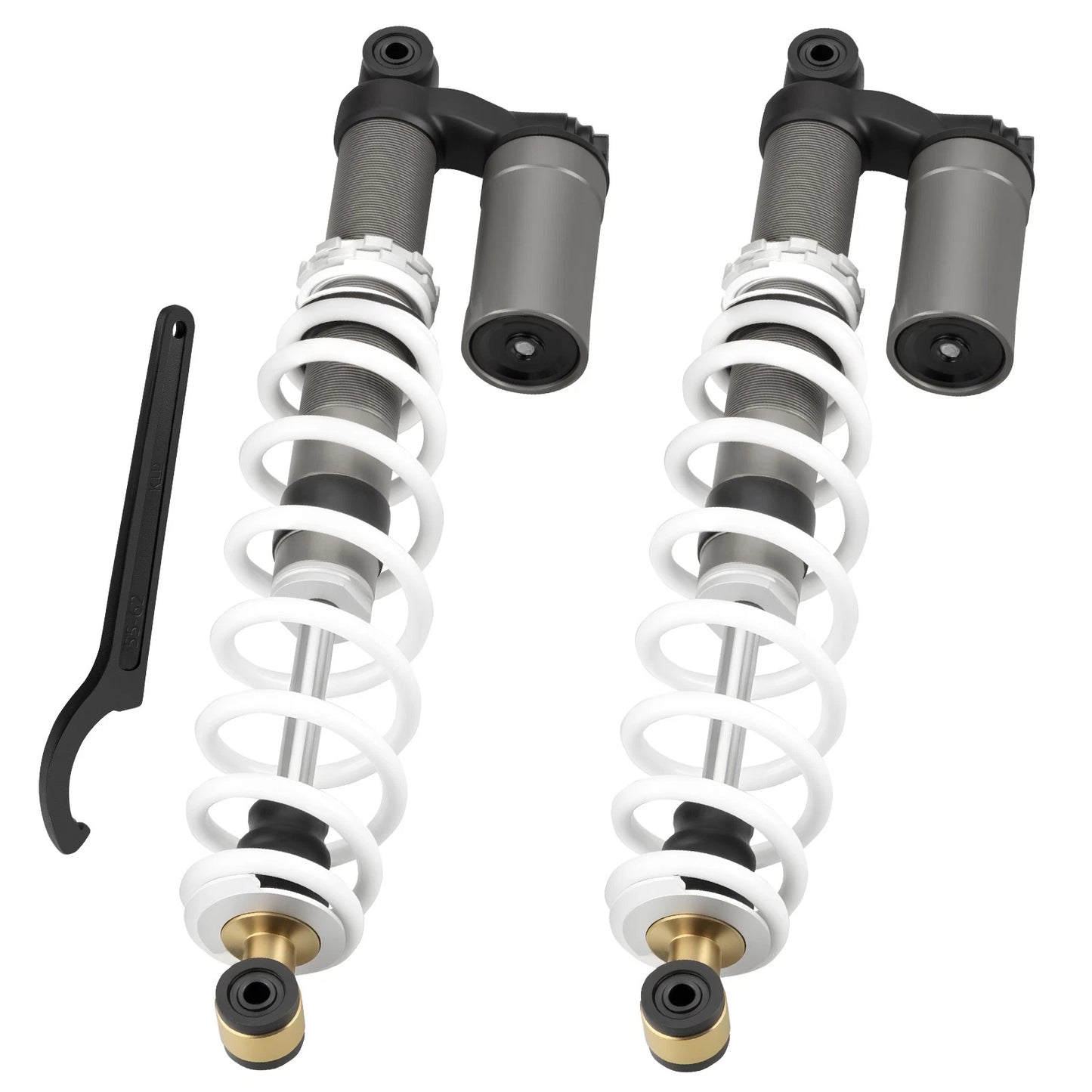 2x Front Shocks Absorbers w/ Adjustable Tool for Polaris RZR 800 S (2009–2014)