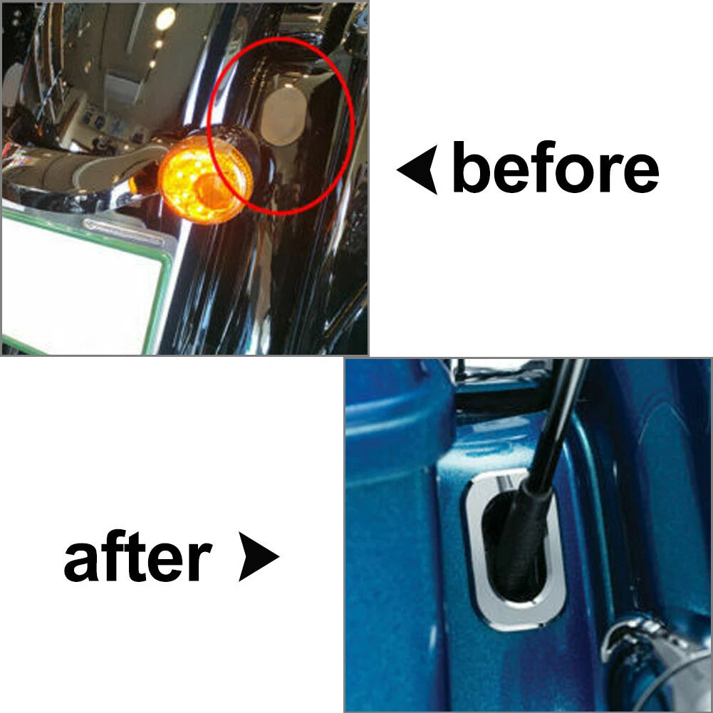 Antenna Hole Accent Cover for Harley Street Glide, Road King (2014-2023)