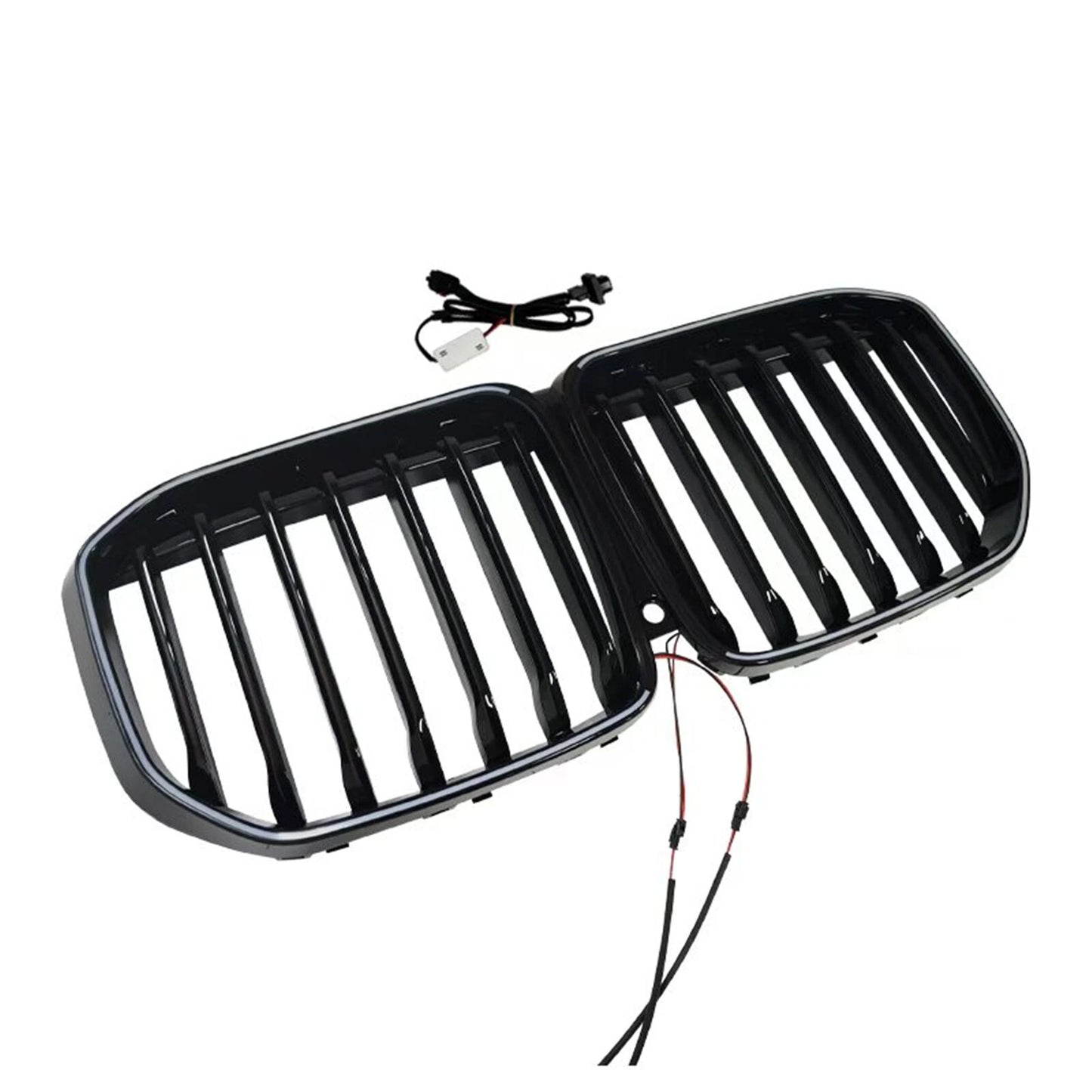 1x Black Front Kidney Grille for BMW X7 G07 (2019-2022)