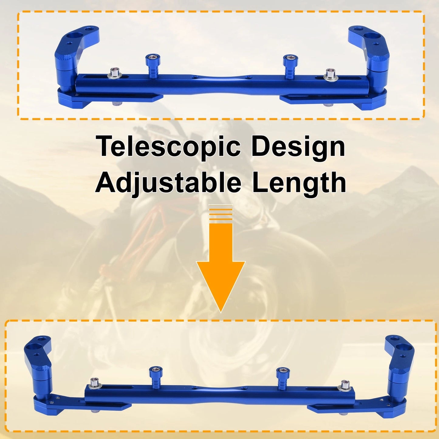 Balance Handle Bar Extender Bracket 320 mm Center Hole for Motorcycle