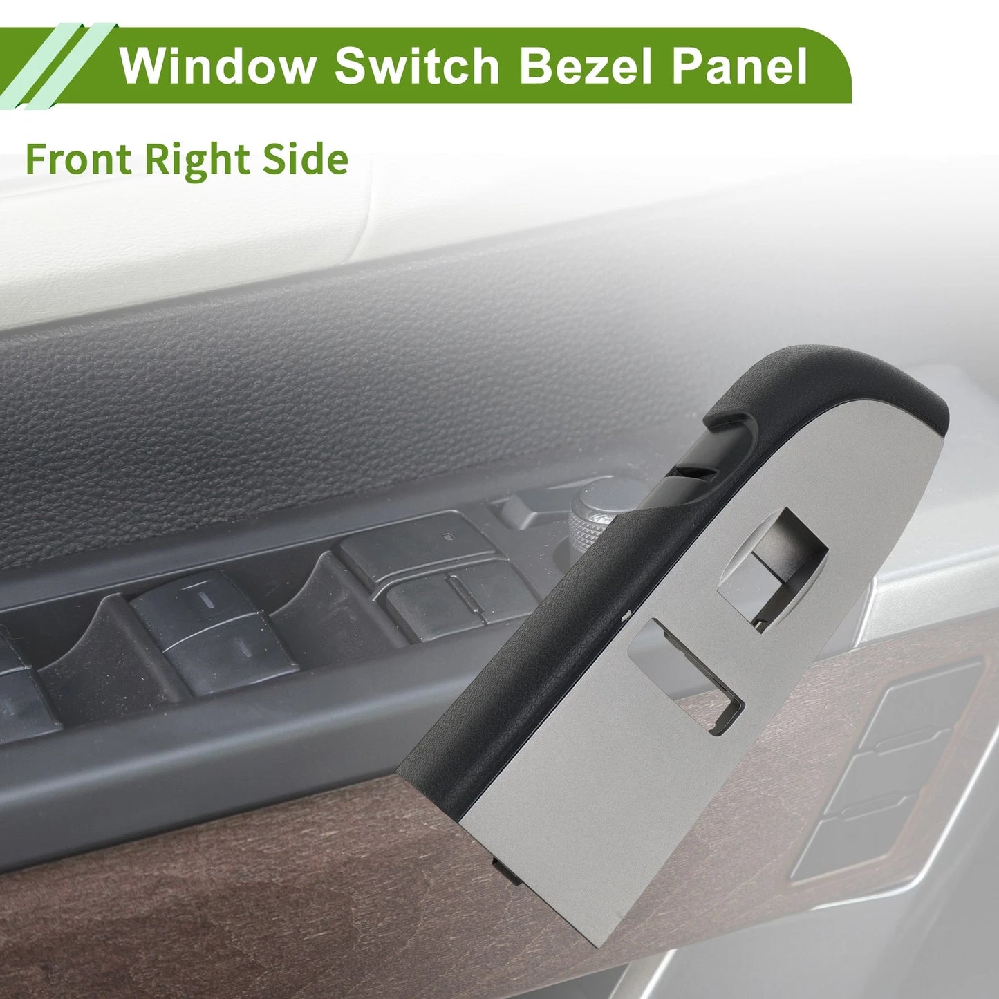 Bezel Cover Front Right Window Switch for Chevy Silverado 1500