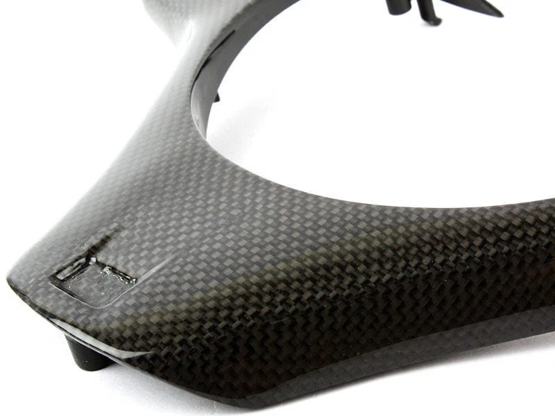 Carbon Fiber Steering Wheel Trim Cover for BMW E90 E92 M3 (2007-2013)