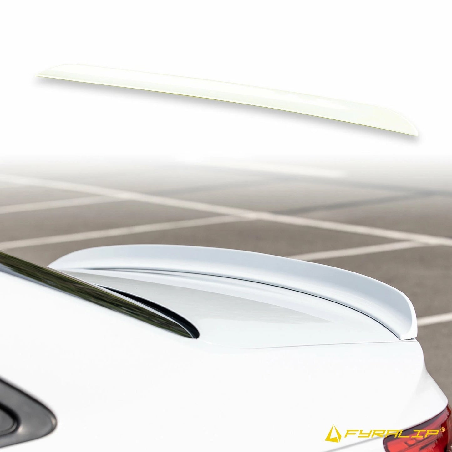 Boot Lip Spoiler for Audi A6 C5 1997-2004 White (1997-2004)