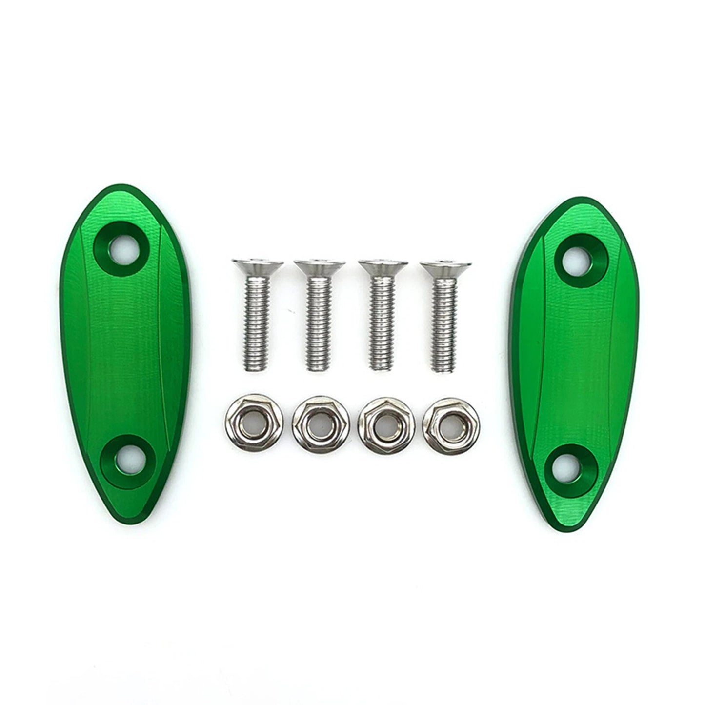Rearview Mirror Block Off Plates for Kawasaki ZX6R (2009-2015)