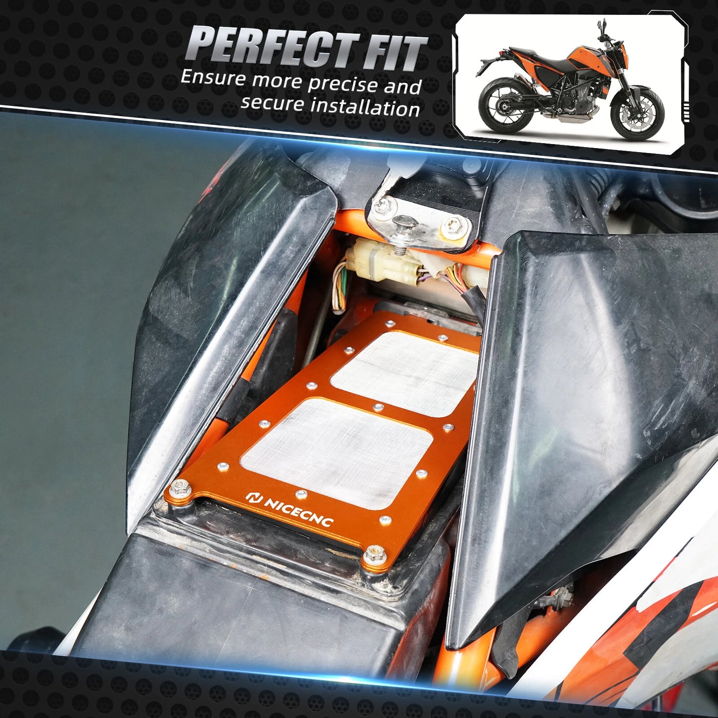 Vented Air Box Lid Cover for Husqvarna 701 ENDURO/Supermoto (2016-2024)